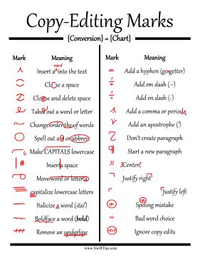 Great for proofreading academic papers and essays, this printable guide lists common copy-editing marks with examples of their use. Free to download and print Editing Marks, Best Essay Writing Service, Proofreading Jobs, Copy Editing, Essay Writing Skills, Student Life Hacks, Admissions Essay, Technical Writing, Business Writing