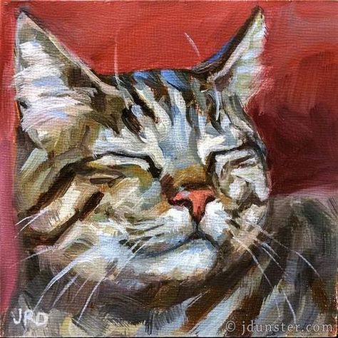 Daily Paintworks - "Content Tabby" - Original Fine Art for Sale - © J. Dunster Afrique Art, Cat Art Illustration, Cat Artwork, Watercolor Cat, Arte Inspo, Art Et Illustration, Cat Portraits, Daily Paintworks, Painting Art Projects