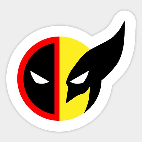 Deadpool & Wolverine -- Choose from our vast selection of stickers to match with your favorite design to make the perfect customized sticker/decal. Perfect to put on water bottles, laptops, hard hats, and car windows. Everything from favorite TV show stickers to funny stickers. For men, women, boys, and girls. Deadpool And Wolverine Logo, Wolverine Funny, Pop Art Stickers, Wolverine Logo, Marvel Sticker, Funny Pop Art, Deadpool Stickers, Marvel Stickers, Custom Hard Hats