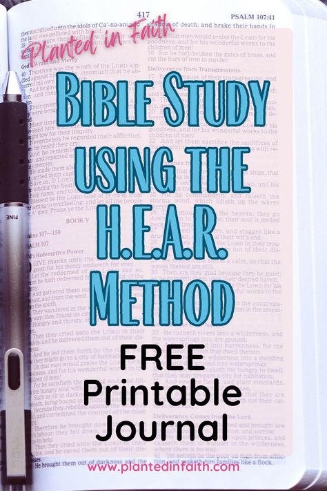 Heart Bible Study Method, Hear Bible Study Method Printable, Hear Method Bible Study, Bible Study Revelation, Hear Bible Study Method, Bible Chapter Study Free Printable, Free Bible Cliff Notes, Bible Study Notes Free Printable, Free Bible Journaling Printables