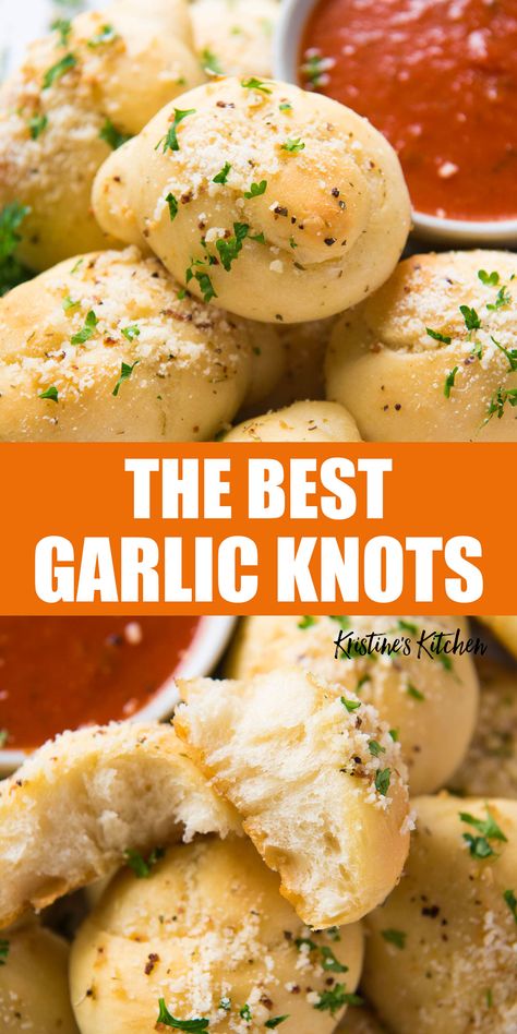 Best Bread To Serve With Lasagna, Pioneer Woman Garlic Knots, Garlic Knot Dough Recipe, Garlic Knots In Bread Machine, Garlic Nots Recipes Easy, Easy Garlic Rolls Recipe, Quick Garlic Rolls, Garlic Knot Rolls, Garlic Bread Knots Easy