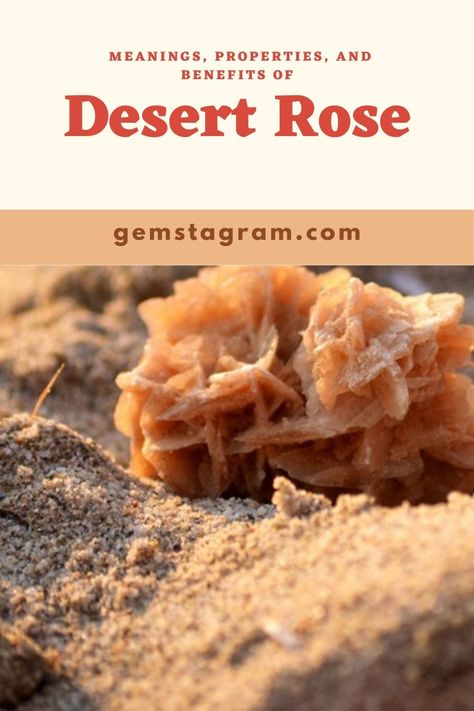 Desert Rose Crystal Meaning, Rose Meanings, Witchy Crystals, Desert Rose Crystal, Rose Meaning, Desert Roses, Crystal Work, Rose Quotes, Witch Quotes