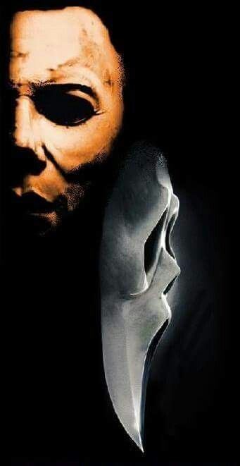 Halloween Kills Wallpapers, Ghost Face And Michael Myers Wallpaper, Michael Myers And Ghostface Wallpaper, Ghostface Sketch, Ghost Face Tattoo, Scream Picture, Halloween Live Wallpaper, Angel Sketch, Scary Movie Characters