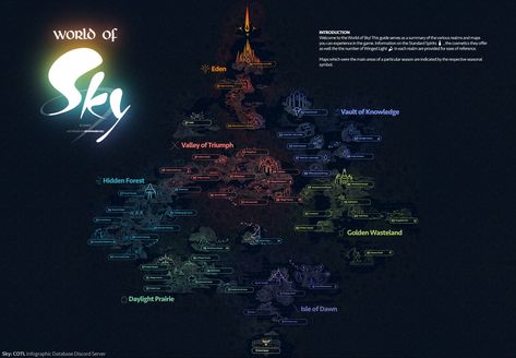 World of Sky | Completed Map Shrines Sky Cotl Map Shrine, Clothing Design Software, Flight Map, Sky Game, Hidden Forest, Sky Map, Sky Children Of The Light, Sky Games, Earth Map