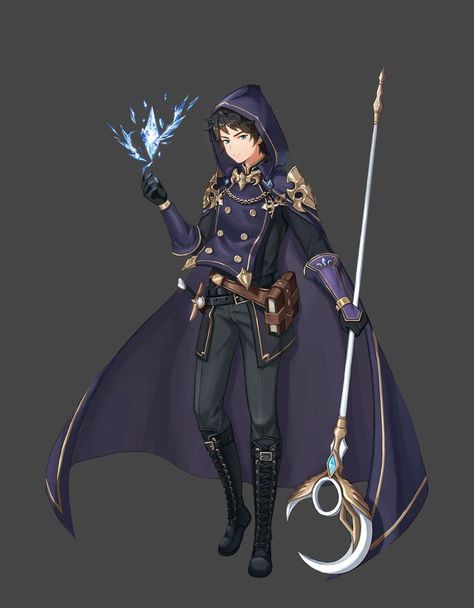 Anime Wizard, Male Manga, Rwby Anime, Character Inspiration Male, Fantasy Pictures, Fantasy Male, Character Wallpaper, Fantasy Concept Art, Character Design Male