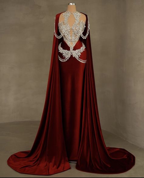 Royal Dresses Queens Gowns, Royal Dresses Queens, Queen Gown, Baju Kahwin, Velvet Evening Gown, Fashion Sketches Dresses, Vogue Dress, Red Velvet Dress, Long Red Dress