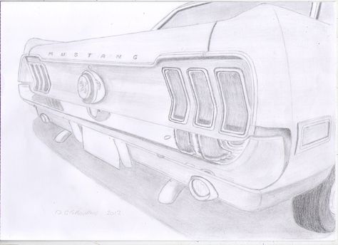 Pencil Drawing of the rear of a 1967 Ford Mustang  http://classiccardrawings.blogspot.co.uk/2014/07/1967-ford-mustang-rear-original-pencil.html Mustang Drawing, Mustang Art, Mustang 1966, Woodburning Ideas, 1967 Ford Mustang, Vintage Automobiles, How To Draw Steps, Stencil Ideas, Gray Scale