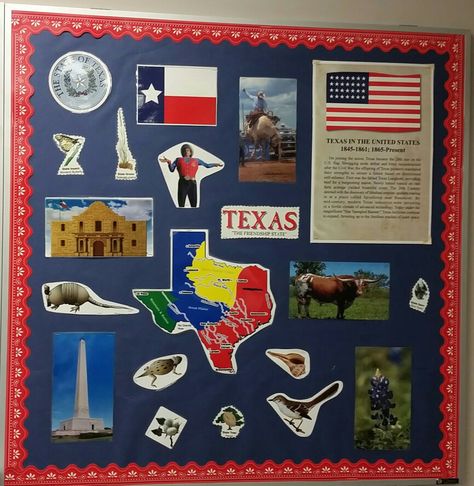 Texas Classroom Theme, Texas Float School Project, Texas Theme Bulletin Board Ideas, Texas Bulletin Board Ideas, Texas History Bulletin Boards, Classroom Systems, Texas History Classroom, History Classroom Decorations, History Bulletin Boards