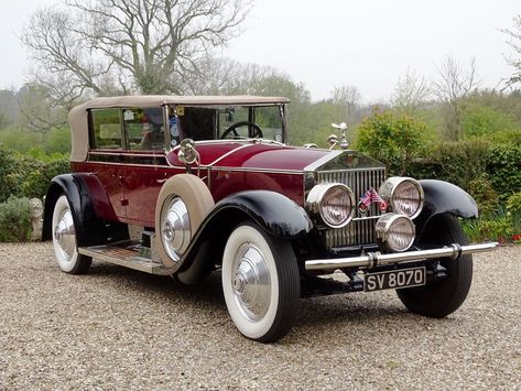 1927 Rolls-Royce Phantom I All Weather Cabriolet by Murphy SV 8070 - vandpcars Vintage Rolls Royce, Bentley Rolls Royce, Tokyo Drift Cars, Car Organization, Aesthetic Car, Pimped Out Cars, Car Decorations, Car Chevrolet, Car Organizer