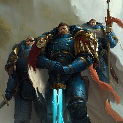 Knights of Macragge Mauro Belfiore, Space Marine Art, Warrior Art, 40k Art, Warhammer 40k Art, Warhammer 30k, Warhammer Art, Warhammer 40k Artwork, Warhammer 40k Miniatures