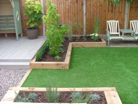 Astro Turf Garden, Hangout Area, Artificial Grass Garden, Artificial Grass Backyard, Grass Backyard, Moderne Have, Lawn Ideas, Back Garden Ideas, Garden Corner