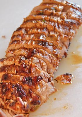 Pork Loin with Pan gravy.  This is a great marinade and always tender!  Serve with garlice roasted potatoes and a salad.  Home Style with a Side of Gourmet Pork Meals, Tenderloin Recipe, Savory Foods, Pan Sauce, Crock Pot Recipes, Pork Tenderloin Recipes, Stuffed Pork Tenderloin, God Mat, Dry Mustard