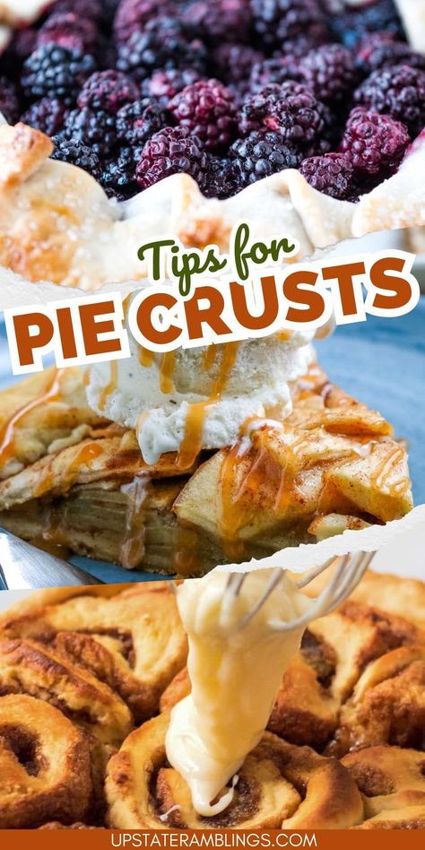 Unlock the secrets to perfect pie crusts with our straightforward tips! From choosing the right ingredients to mastering your rolling technique, these tricks will make your baking experience enjoyable and successful. Get ready to create delicious pies that not only taste amazing but look stunning too! Pie Crusts Easy, Upstate Ramblings, Grape Pie, Instant Pot Sous Vide, Cherry Hand Pies, Breakfast Sides Dishes, Breakfast Sides, Easy Pie Crust, Pie Baking