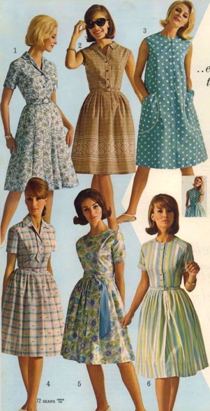 1965 House, Early 60s Fashion, 60s Fashion Women, 1960s Fashion Women, 60’s Fashion, Istoria Modei, Fashion Through The Decades, Decades Fashion, Style Année 60