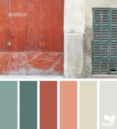 Color Concept Interior, Tera Cotta Color Palette, Color Schemes With Orange, Moroccan Color Scheme, Color Schemes Colour Palettes, Fall Color Palette, Design Seeds, Hus Inspiration, Color Tone