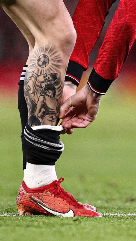 Dragon Tattoo Leg, Badger Tattoo, Arm Tattoos For Guys Forearm, Nightmare Before Christmas Tattoo, Memphis Depay, Bunny Tattoos, Wicked Tattoos, Calf Tattoo, Arm Tattoos For Guys