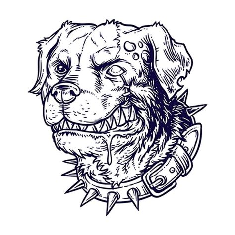 Dog Face Tattoo, Pitbull Drawing, Dog Drawing Simple, Adventure Time Tattoo, Teeth Drawing, Dog Skull, Angry Dog, Dog Vector, Dog Poster