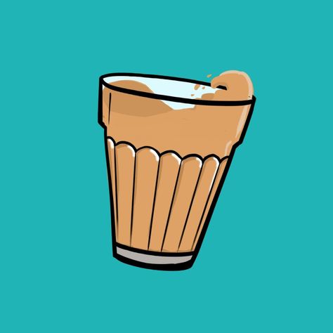 Chai Wala Logo, Masala Chai Illustration, Chai Logo Design Ideas, Chai Art Illustration, Chaiwala Illustration, Chai Illustration Indian, Chai Drawings, Chai Doodle, Chennai Illustration