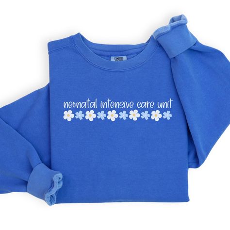 NICU RN Sweatshirt Comfort Colors Neonatal Nurse Retirement Gift Neonatal Icu Sweater Minimal Nicu Crewneck Neonatal Nurse Practitioner by OakleyMoonDesigns on Etsy Neonatal Nurse Practitioner, Nurse Retirement Gifts, Family Nurse Practitioner, Neonatal Nurse, Neonatal Intensive Care Unit, Emergency Nursing, Er Nurse, Comfort Colors Sweatshirt, Pediatric Nursing