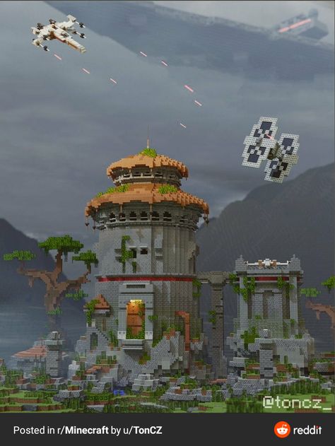 Minecraft Starwars Builds, Minecraft Starwars, Minecraft Space, Minecraft School, Minecraft Images, Minecraft Interior, Minecraft Interior Design, Battle Scene, All Minecraft