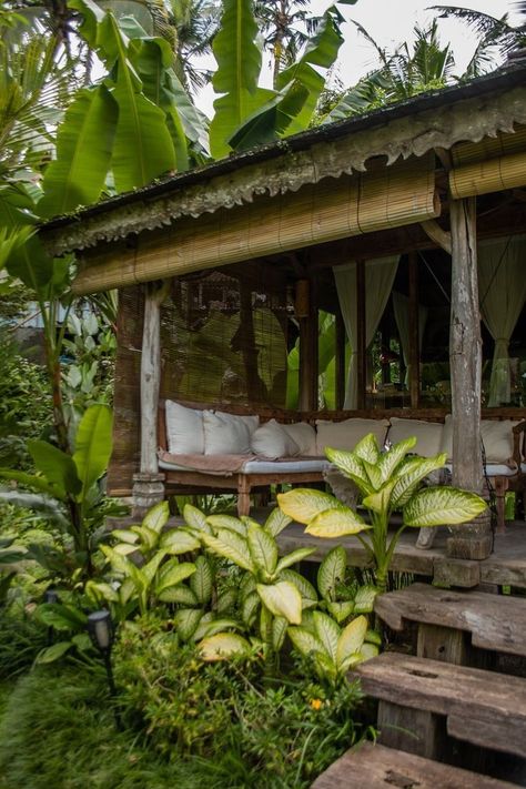 Small House Design Philippines, Jungle House, Outdoor Bathroom, Organic Farm, Tropical House, Island House, Village House Design, Farm Stay, Tropical Houses