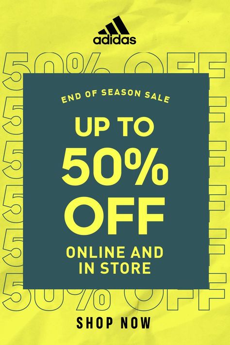 SHOP SALE: UP TO 50% OFF Sale Campaign Creative Advertising, January Sale Design, Sales Ads Design, End Of Season Sale Creative Ads, Email Sale Design, Retail Graphic Design, Up To 50% Off, Sale Ad Design, Up To 50% Off Sale Banner