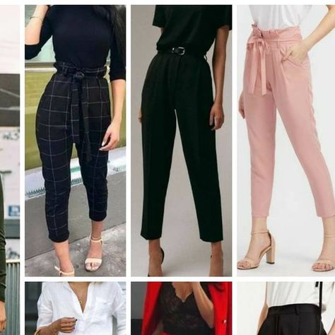 Waist Emphasis, Romantic Wardrobe, Kibbe Romantic, Theatrical Romantic, Soft Gamine, Paperbag Pants, Soft Autumn, Classic Pants, Work Trousers