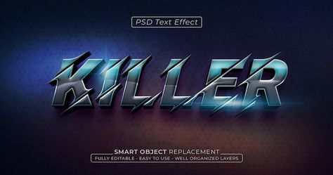 Killer custom text effect 3d style | Premium Psd #Freepik #psd #typography-banner #style-text #word-effect #text-effect-typography Photoshop Shortcut, Birthday Background Images, Photoshop Digital Background, Photoshop Styles, Stylish Text, Actress Hairstyles, Creative Photoshop, 3d Text Effect, Computer Backgrounds