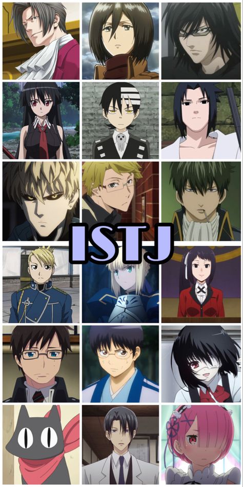 Istj Characters Anime, Istj Personality Characters, Istj Characters, Anime Personality, Anime Mbti, Explorers Mbti, Personality Ideas, Istj Mbti, Mbti Istj