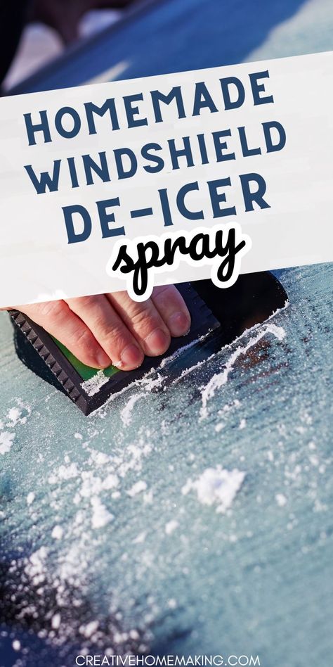 Diy De Icer For Car, How To Clean Car Windshield, De Icer For Windshield, Deicer For Windshield, Windshield Deicer, Clean Car Windshield, Cleaning Car Windows, Windshield Cleaner, Ice Remover