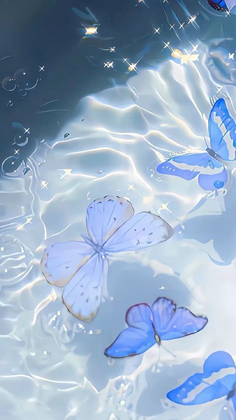 Blue Butterfly Aesthetic Wallpaper Iphone, Blue Aesthetic Wallpaper Butterfly, Blue Butterfly Wallpaper Aesthetic, Blue Butterfly Background, Blue Butterfly Aesthetic, Images For Wallpaper, Wallpaper Blur, Wallpaper Iphone Tumblr, Ipad Mini Wallpaper