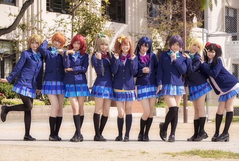 Love Live Cosplay, Love Live School Idol Project, Otaku Room, Anime Board, Silly Things, Japanese School, Cute Cosplay, Knee Socks, Love Live