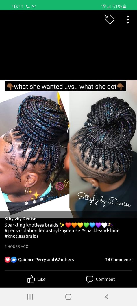 Sparkle Knotless Braids, Knotless Braids With Sparkles, Sparkly Knotless Braids, Sparkly Braids, Sparkle Braids, Miami Carnival, Braided Cornrow Hairstyles, Hairstyle Inspo, Knotless Braids