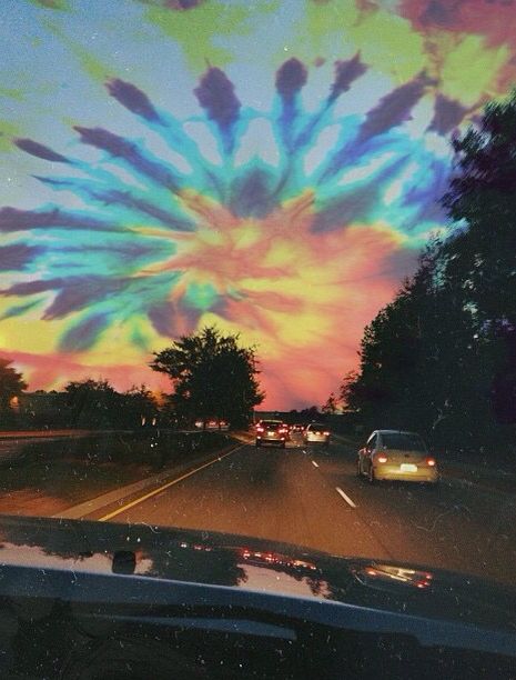 Tie-Dye Sky The Sky, Dye, Road