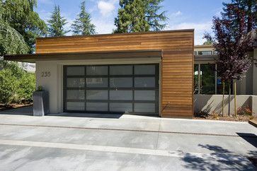 Garage And Shed Photos Flat Roof Design, Pictures, Remodel, Decor and Ideas Fiberglass Garage Doors, Detached Garage Designs, Flat Roof Design, Contemporary Garage, Garage Designs, Plan Garage, Custom Garage Doors, Modern Garage Doors, Best Garage Doors