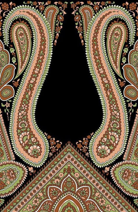 Pasly Pattren, African Pattern Design, Adobe Illustrator Graphic Design, Botanical Flower Art, Fabric Print Design, Baroque Ornament, Print Design Art, Paisley Art, Textile Prints Design