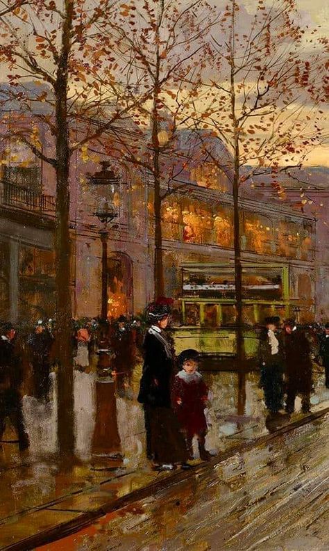 Edouard Leon Cortes 1882-1969 French post impressionist painter “ Place de Renne, Gare Montparnasse “ Paris Post Impressionist Paintings, Montparnasse Paris, Boston City Hall, Impressionist Paintings, Post Impressionists, Art Movement, City Hall, Visual Art, Painter