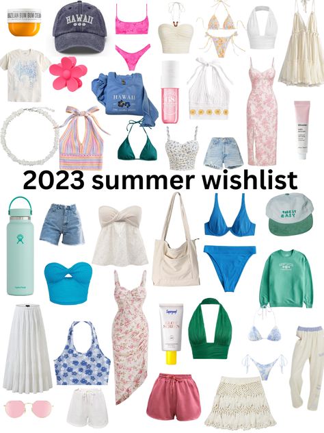 Shein Must Haves Summer, Shein Outfits Summer 2024, Billabong Fits, Summer Shein Finds, Shein Essentials, Where To Buy Summer Clothes, Summer Amazon Finds, Coconut Girl Summer, Shein Wishlist