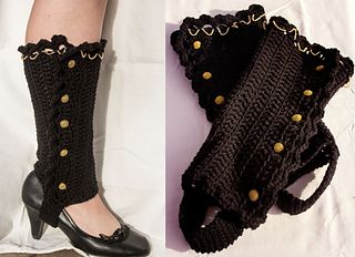 The best part of these leggings is that you can adjust how tight or loose it is but using different loops within the rows of sc to button it! Crochet Boot Cuff, Boots Leggings, Crochet Boot Cuffs, Diy Sy, Crochet Leg Warmers, Boots And Leggings, Crochet Boots, Crochet Socks, Crochet Gloves