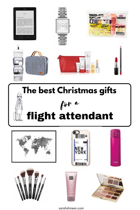 The best Chrismas gifts for flight attendants. Check out this list if you don't know what to buy for your flight attendant friend or relative! Gifts For Flight Attendants, Aviation English, Flight Travel, Flight Attendant Life, World Map Poster, Chrismas Gifts, Ultimate Gift Guide, Flight Attendants, Career Options