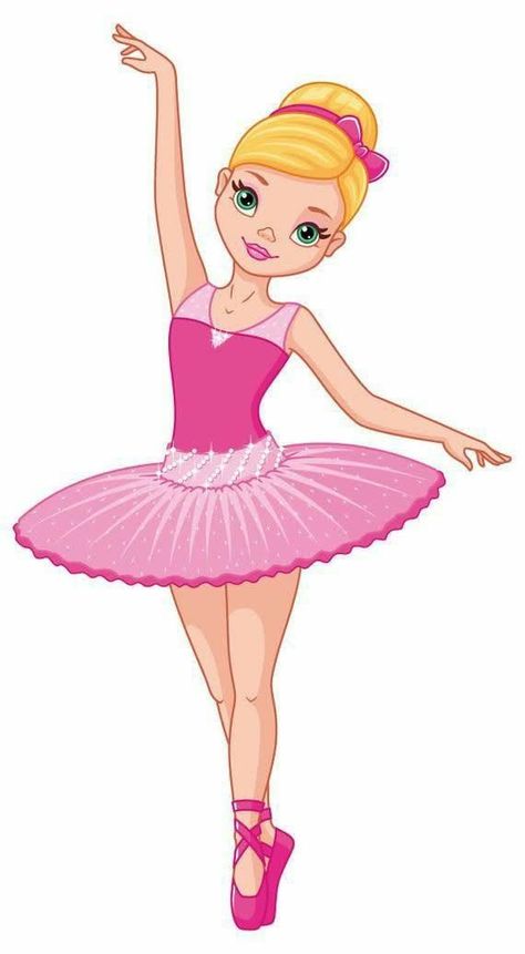 Ballerina Cartoon, Diy Cake Topper Birthday, Girl Ballerina, Princess Crafts, Ballet Painting, Colorful Borders Design, Normal Wallpaper, Ballerina Pink, Clipart Baby