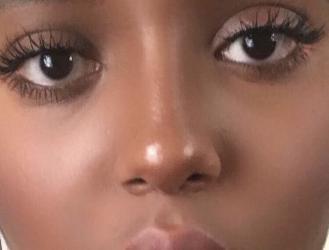 Rhinoplasty Nose Jobs, Pretty Nose, Perfect Nose, Small Nose, Doe Eyes, Cute Makeup Looks, Beauty Goals, Nose Job, Makeup For Black Women