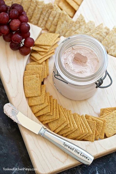 Port wine cheese spread | YankeeKitchenNinja.com Port Wine Cheese Spread, Port Wine Cheese, Red Wine Cheese, Sausage Ball, Cheese Spread Recipes, Cheese Spreads, Diy Cheese, Cheese Trays, Cheese And Crackers