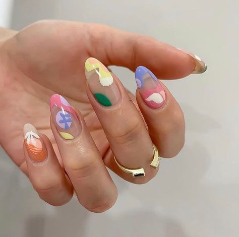 Nail Design Glitter, Pastel Abstract, Minimal Nails, Crazy Nails, Danish Pastel, Nail Tattoo, Minimalist Nails, Fire Nails, Funky Nails