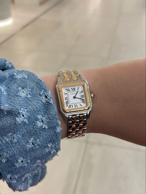 Cartier Womens Watch, Cartier Tank Watch Woman, Cartier Two Tone Watch, Two Tone Cartier Panthere, Cartier Panthere Watch, Cartier Panthere Watch Two Tone, Cartier Panthere Watch Diamond, Cartier Watch Panthere, Cartier Watches Women Panthere