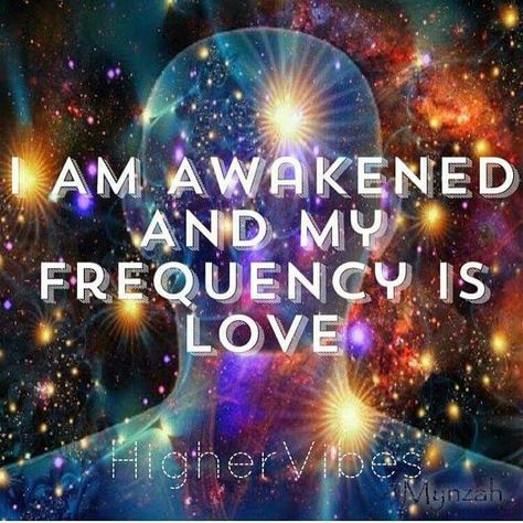 I am awakened and my frequency is love~ Soul Affirmations, Awakening Soul, Awakening Quotes, Think And Grow Rich, Love Energy, Mind Body Soul, Spiritual Art, Empath, Spiritual Awakening