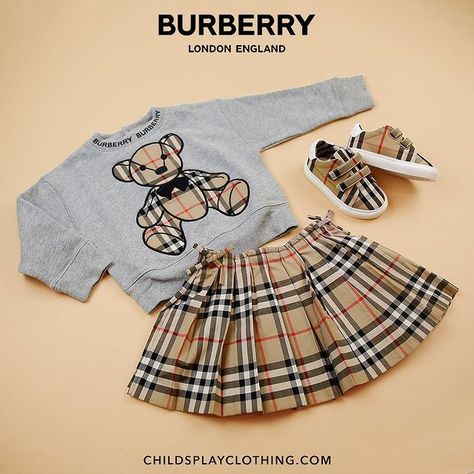 CHILDSPLAY CLOTHING no Instagram: “Cute & Classy 😍❤️ #Burberry #ChildsplayClothing” Fashion Baby Girl Outfits, Baby L, Kids Design, Baby Fashion, Clothing Brand, No Instagram, Burberry