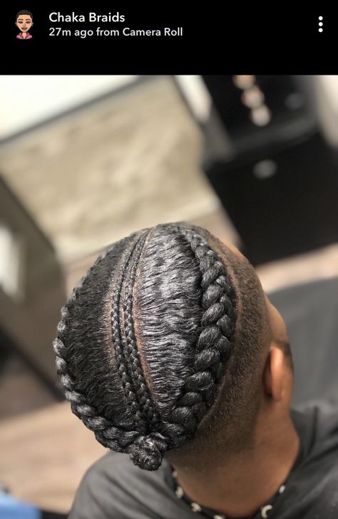 Two Stitch Braids Men, Two Braids With Design Men, Two Braids For Men, Mens 2 Braids Hairstyles, Double Cornrow Braids, 2 Braids For Men, Two Cornrow Braids Men, Men Two Braids, Braids With Fade Men