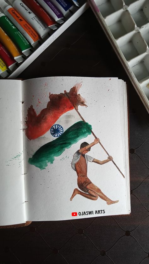 Independence Day Drawing, Independence Day Special, Krishna Art, Independence Day, Krishna, Art Painting, Drawings, Quick Saves, Art