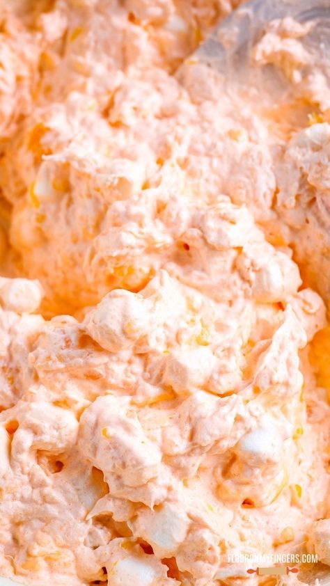 Jello Fluff With Cottage Cheese, Orange Marshmallow Fluff, Jello With Cottage Cheese And Pineapple, Mandarins Orange Jello Salad, Cool Whip Cottage Cheese Jello, Pineapple Cottage Cheese Jello, Cottage Cheese Orange Fluff, Fluffy Jello Salad Cool Whip, Orange Jello Salad Mandarin Pineapple